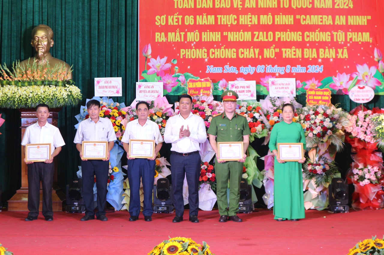 Xã Nam Sơn (An Dương) tổ chức ngày hội Toàn dân bảo vệ ANTQ năm 2024